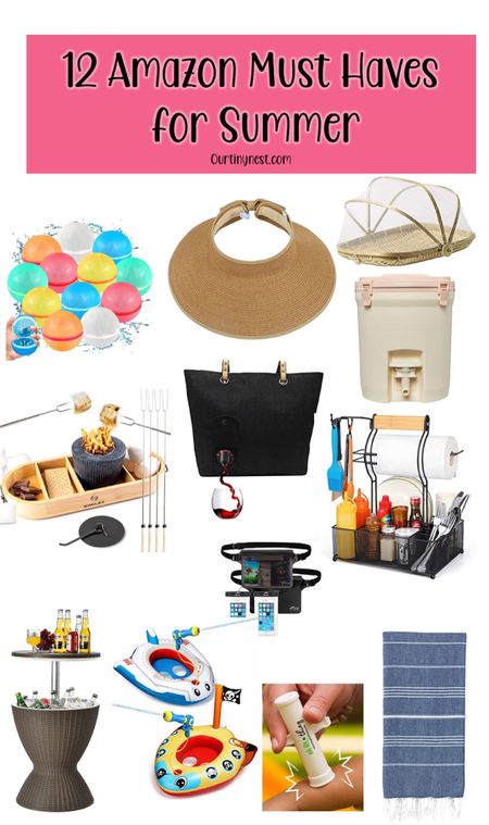 Summer must haves from Amazon including the top selling reusable water balloons 

#LTKFind #LTKunder100 #LTKSeasonal