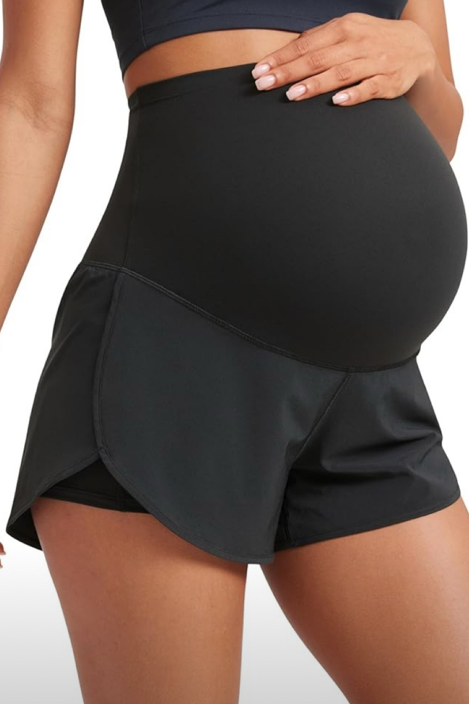 The BEST maternity shorts and leggings!! This is my third baby and I had yet to find ANY maternity leggings or shorts that I actually thought were comfortable, but THESE!!! These are AMAZING! So comfortable and both have pockets!!! Thank me later 😘 Runs TTS  

#LTKBaby #LTKSeasonal #LTKBump