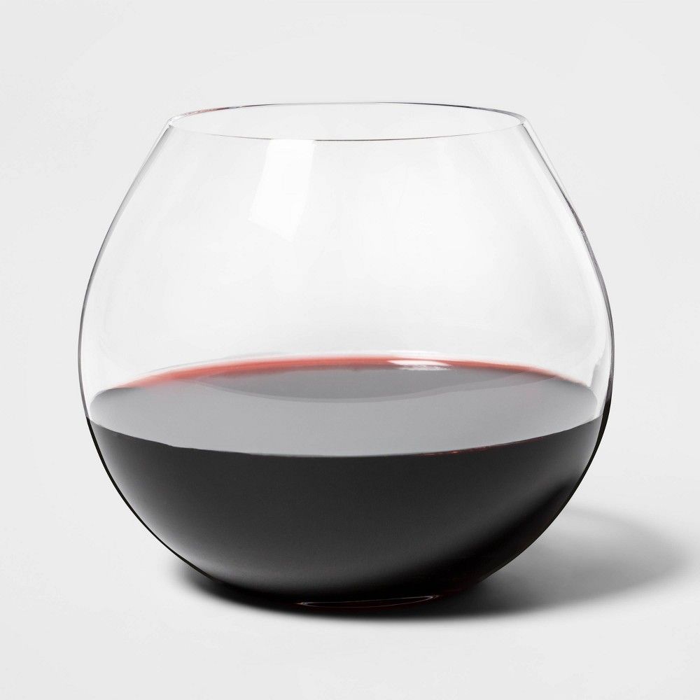 17oz 4pk Glass Stemless Red Wine Glasses - Threshold™ | Target