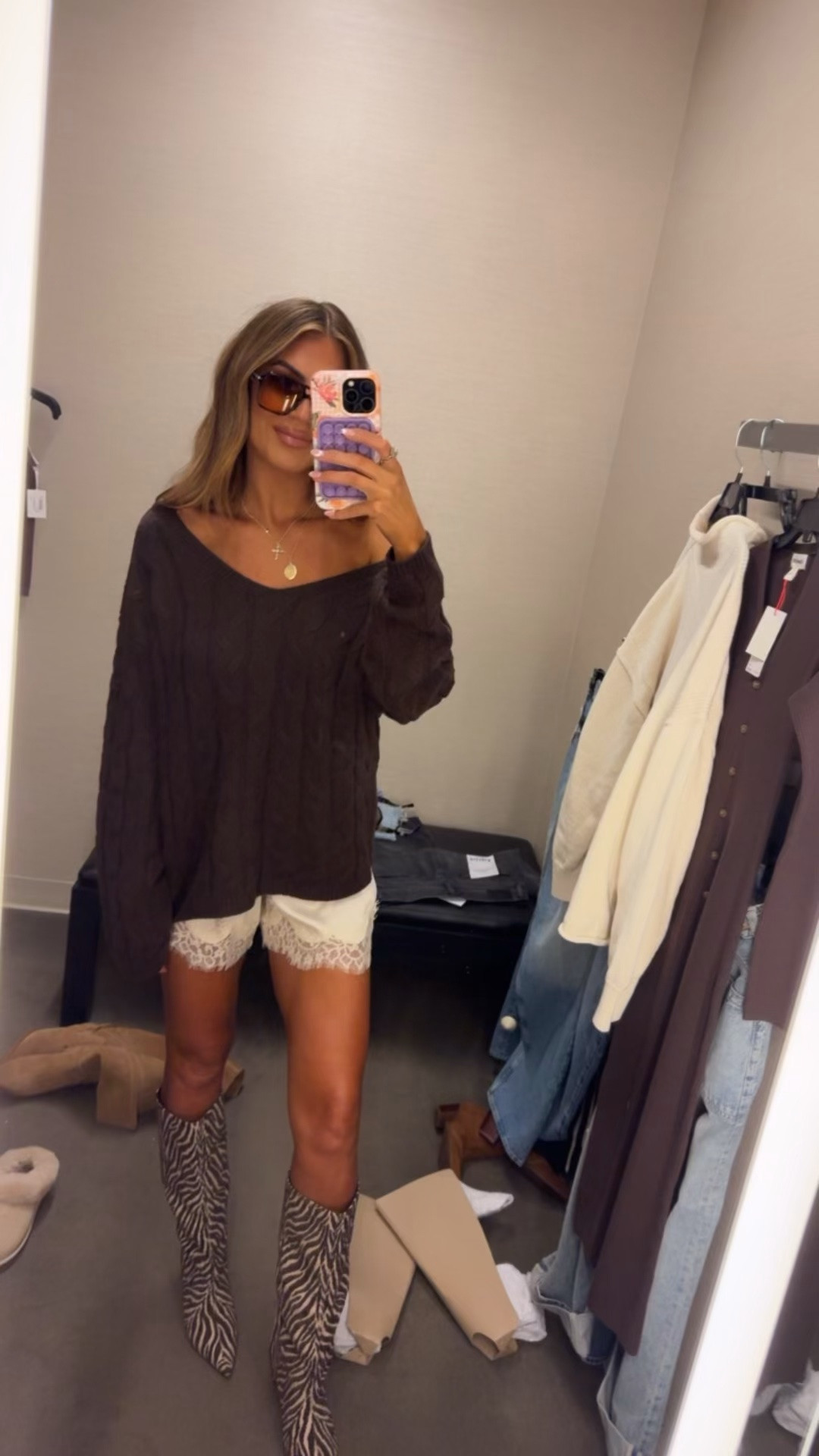 wearing a size medium in the sweater! #nsale

#LTKSaleAlert