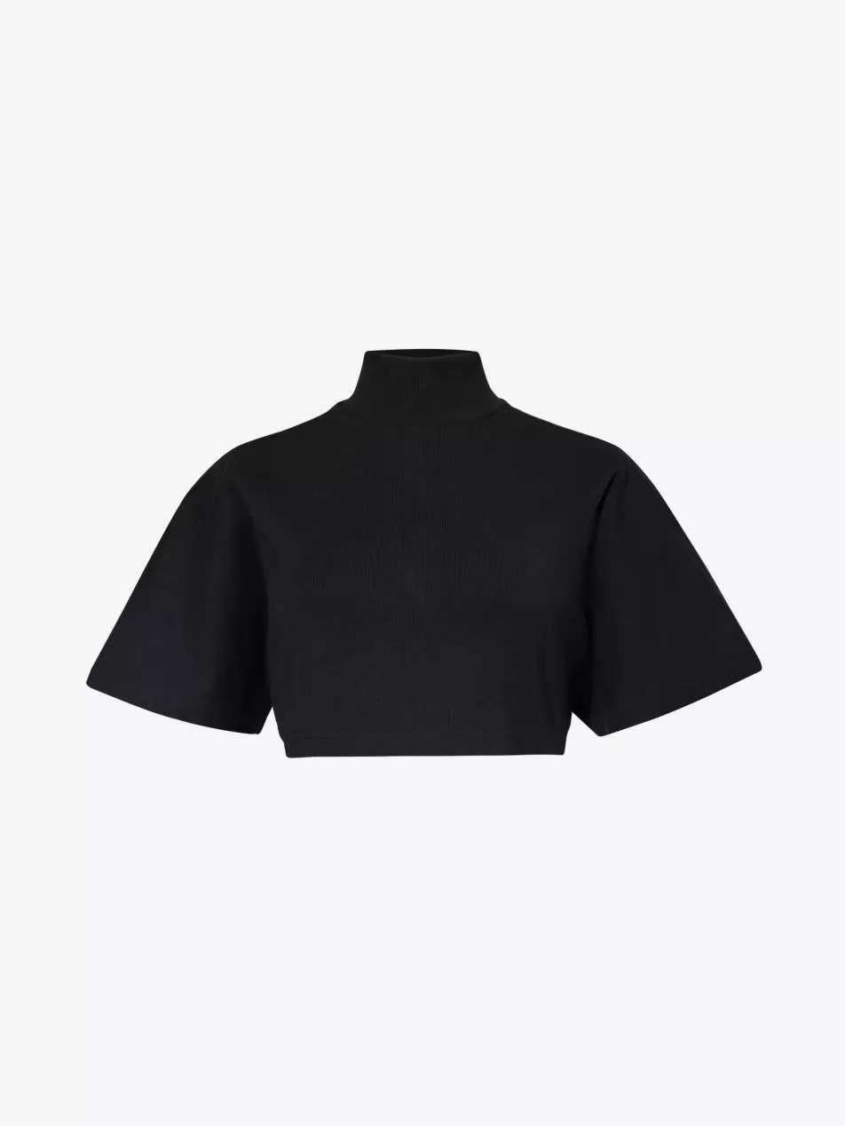 Relaxed-fit cropped cotton-jersey T-shirt | Selfridges
