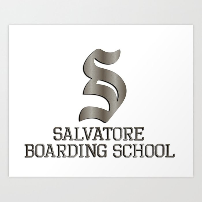 Salvatore Boarding School Art Print by Sasyall - X-LARGE | Society6