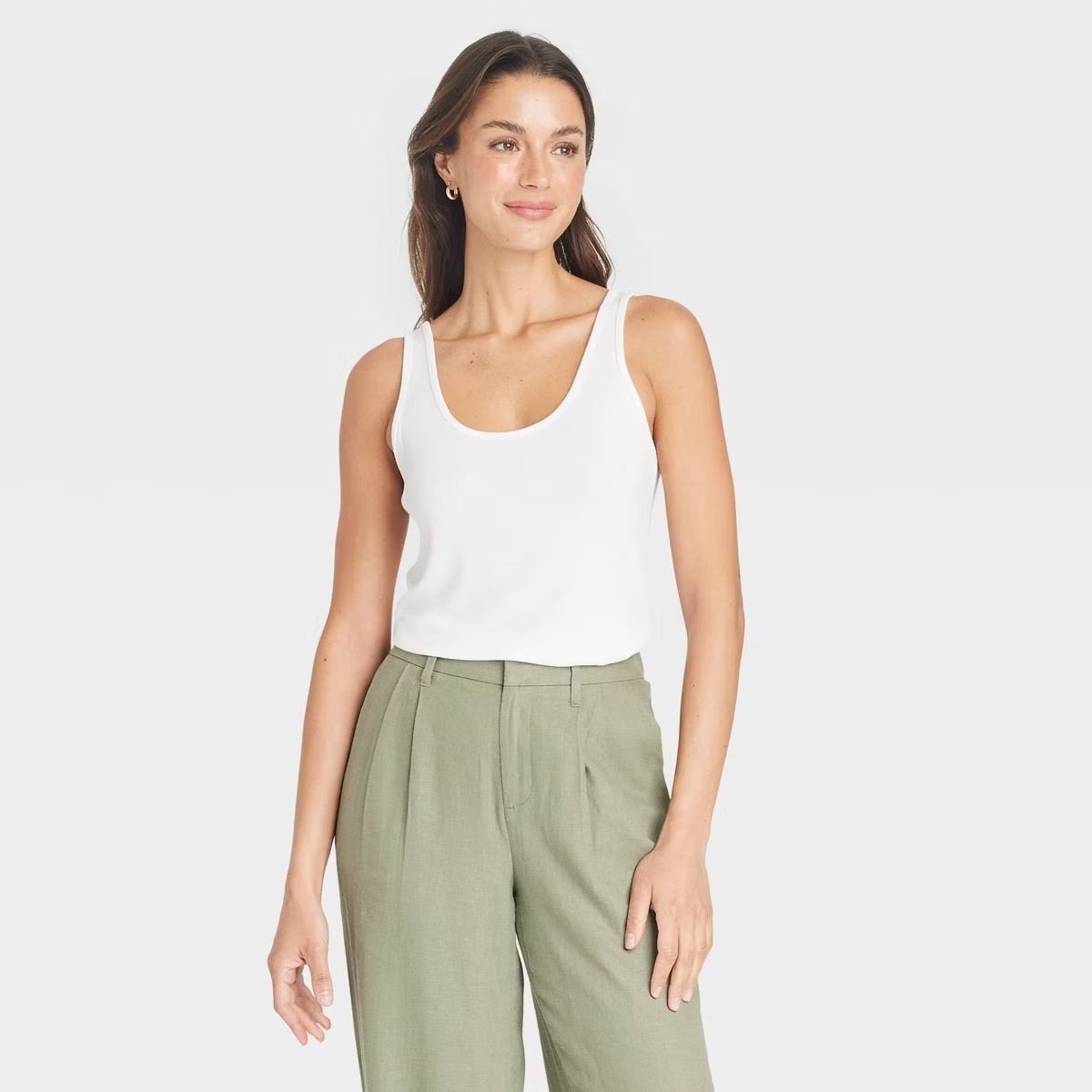 Women's Ribbed Tank Top - A New Day™ | Target