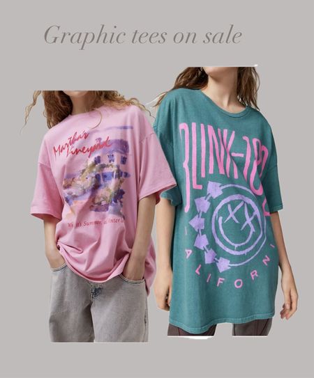 Graphic tees on sale right now 
Urban outfitters 


#LTKstyletip #LTKfindsunder50