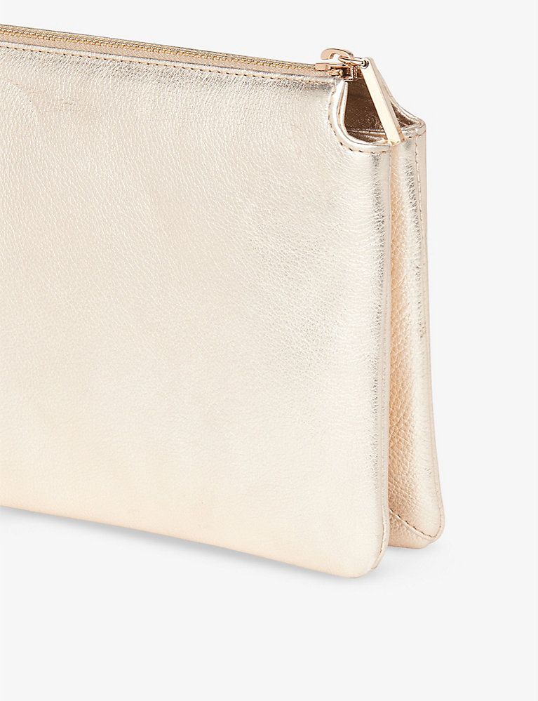 Elita leather clutch bag | Selfridges