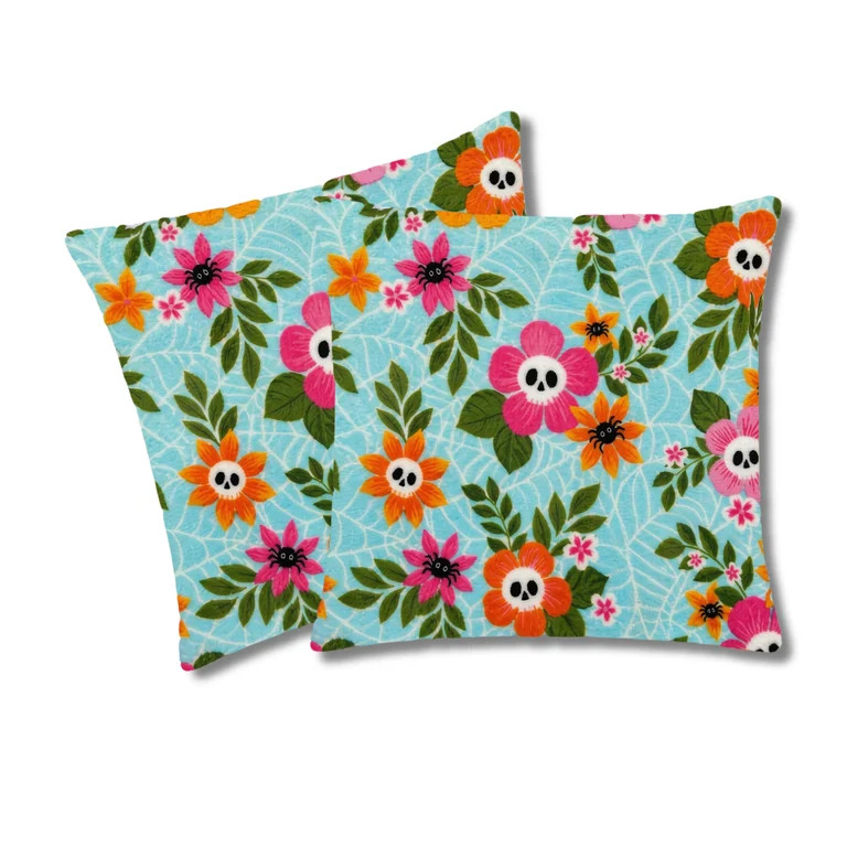 Summerween Plush Throw Pillow, Summer Patio Pool Super Cute Soft Halloween Throws for Bed Living ... | Walmart (US)