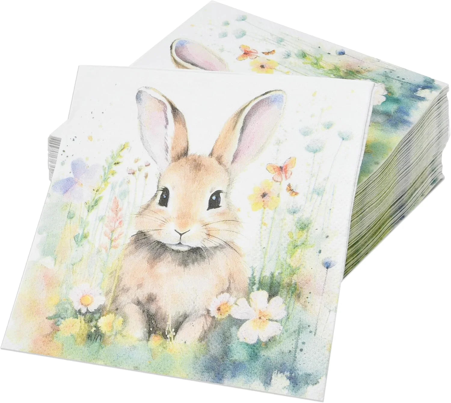 100 pc Floral Cocktail Napkins | Walmart (US)