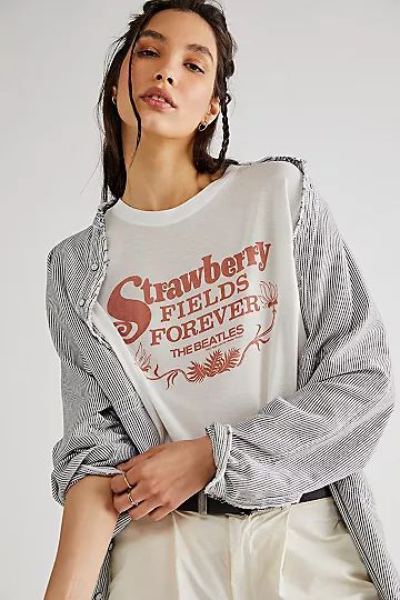 Strawberry Fields Forever Tee | Free People (Global - UK&FR Excluded)