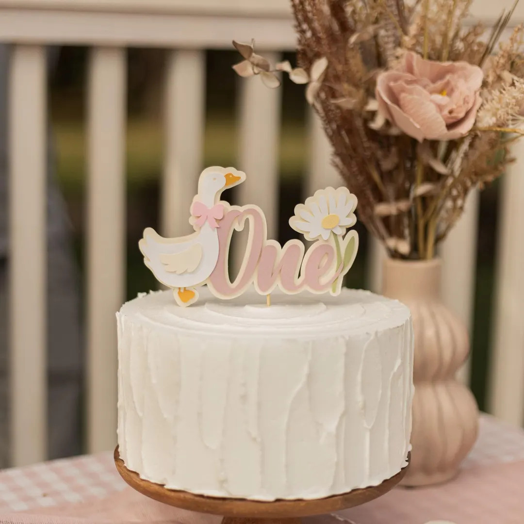 One Silly Goose Cake Topper, Goose 1st Birthday Decorations - Etsy | Etsy (US)