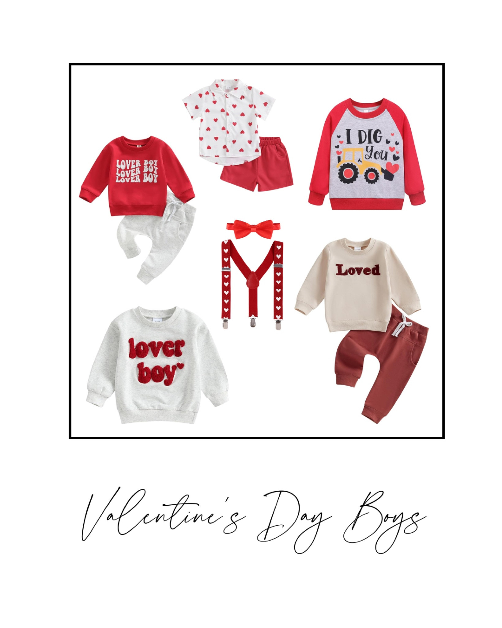 Boy Valentine’s Day outfits
#boysclothes #valentinesday #boysheartclothes #heartoutfits #kidsvalentinesday

#LTKFindsUnder50 #LTKGiftGuide #LTKSeasonal