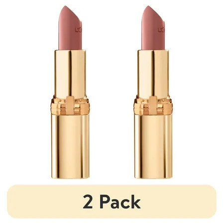 (2 pack) L'Oreal Paris Colour Riche Satin Lipstick with Vitamin E, 601 Worth It | Walmart (US)