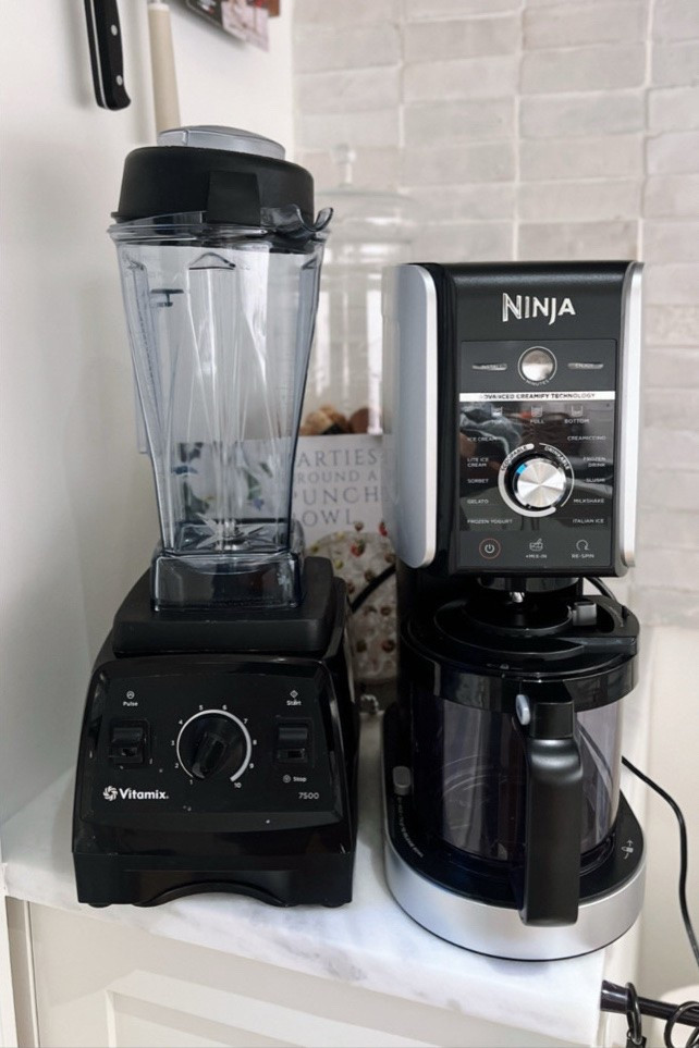 Made ice cream and milkshakes all summer long with this Ninja ice cream maker and Vitamix blender. Save on these kitchen staples during Amazon Prime Big Deal Days!