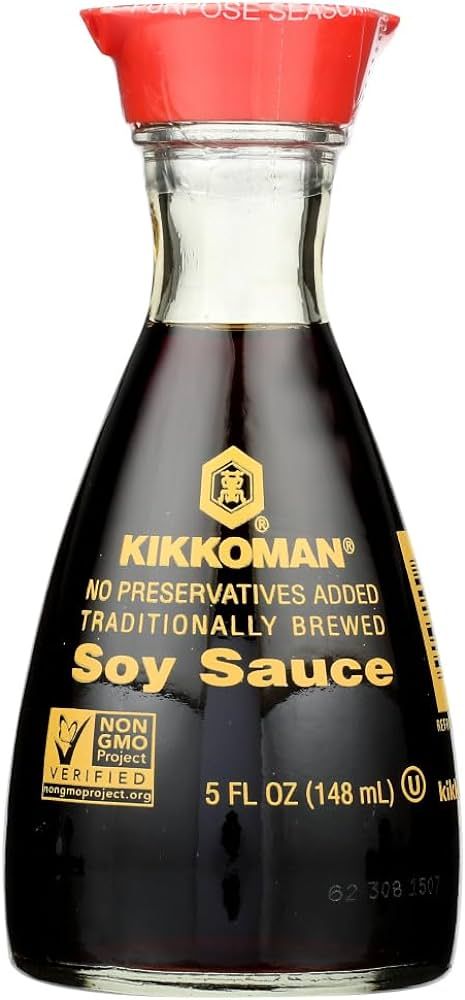 Kikkoman Soy Sauce in Dispenser, 5 Fl Oz (Pack of 2) | Amazon (US)