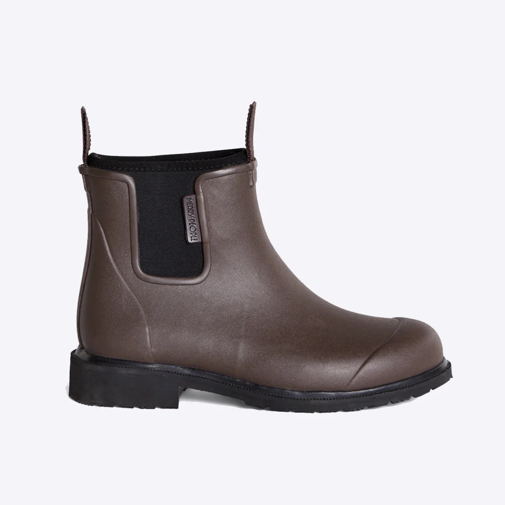 Bobbi Ankle Boot // Chocolate & Black | Merry People - Australia