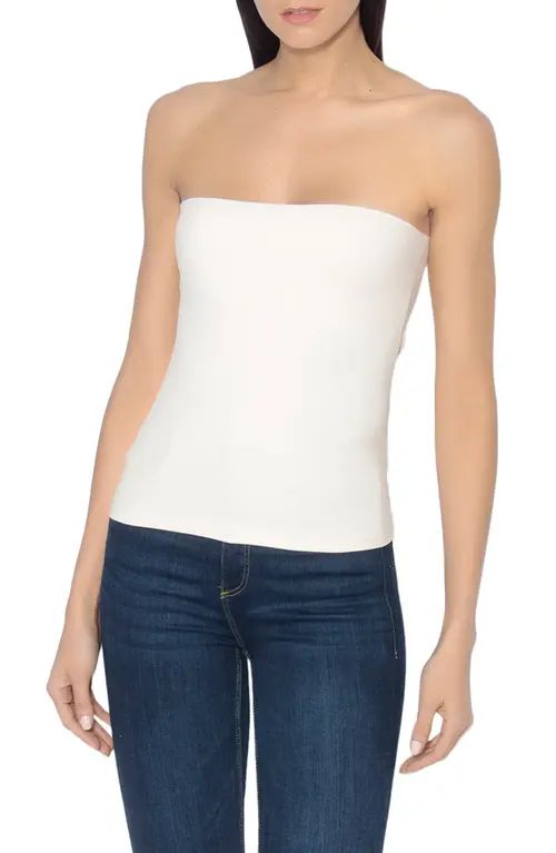 Susana Monaco Core Tube Top in Blanched Almond at Nordstrom, Size X-Small | Nordstrom