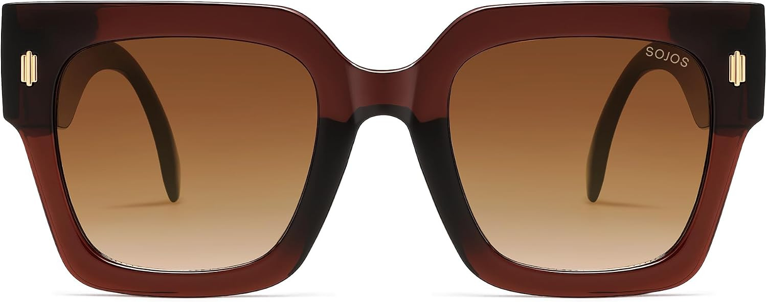 SOJOS Oversized Sunglasses for Women Thick Big Square UV400 Shades SJ2194 | Amazon (US)