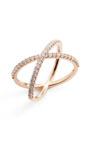 Women's Nadri Crossover Cubic Zirconia Ring | Nordstrom