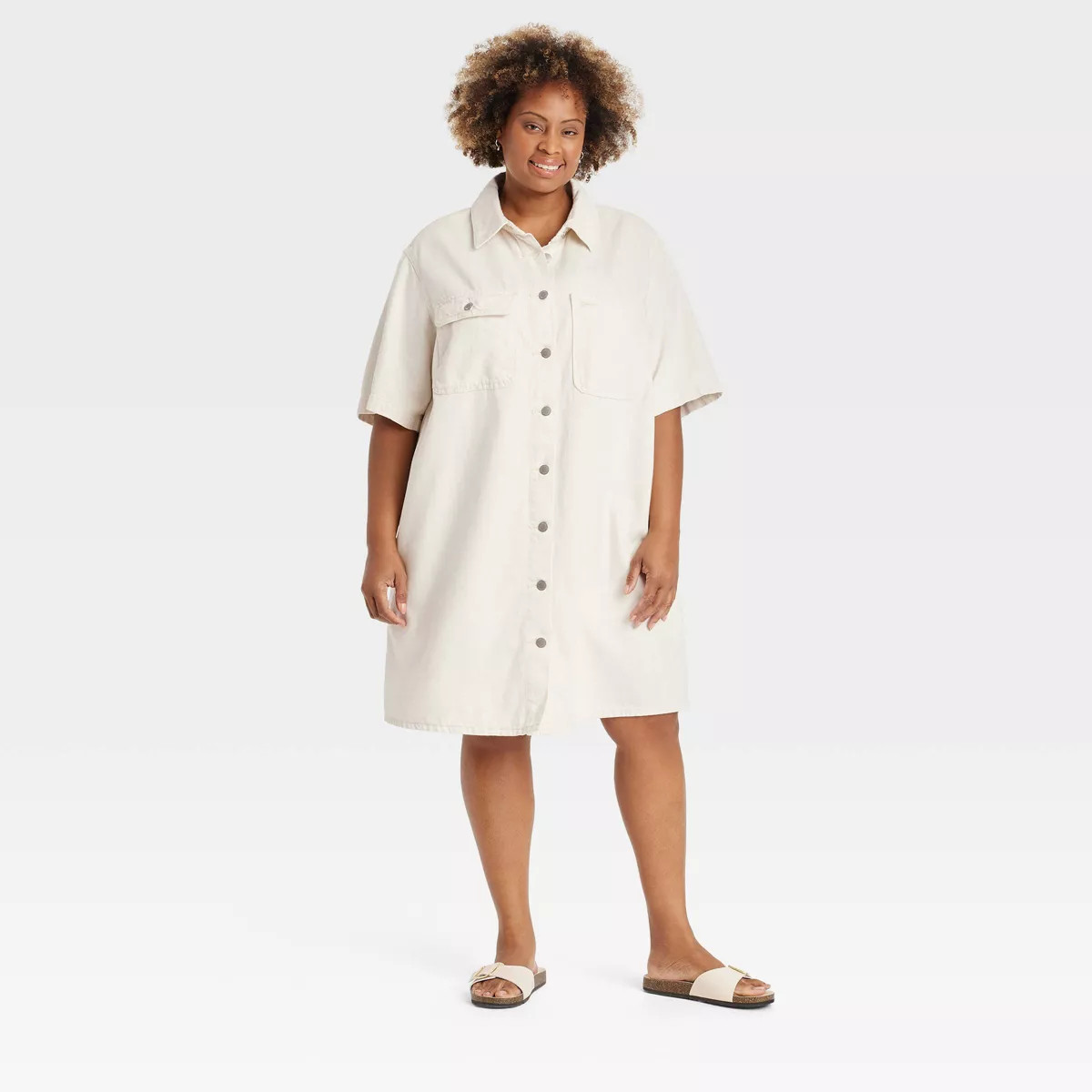 Women's Short Sleeve Mini Shirtdress - Universal Thread™ | Target