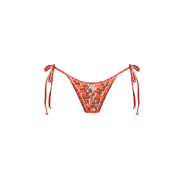 Double Bind Cheeky Tie Bikini Bottom - Sunkissed Stripe | Kulani Kinis US