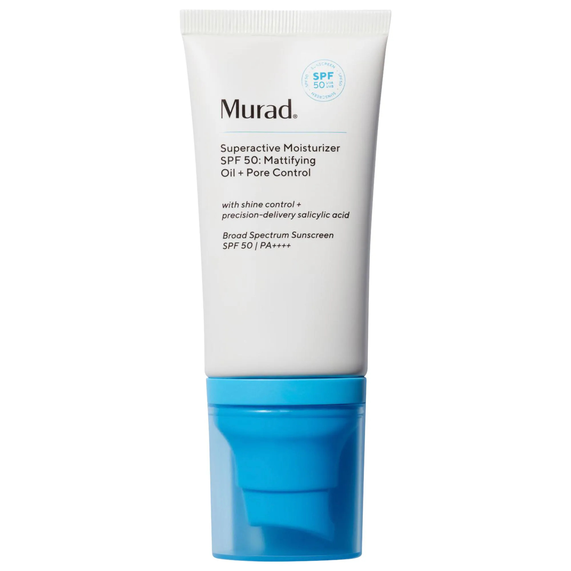 Murad Superactive Mattifying Oil + Pore Control Moisturizer SPF 50 with Salicylic Acid 1.7 oz / 50 mL | Sephora (US)