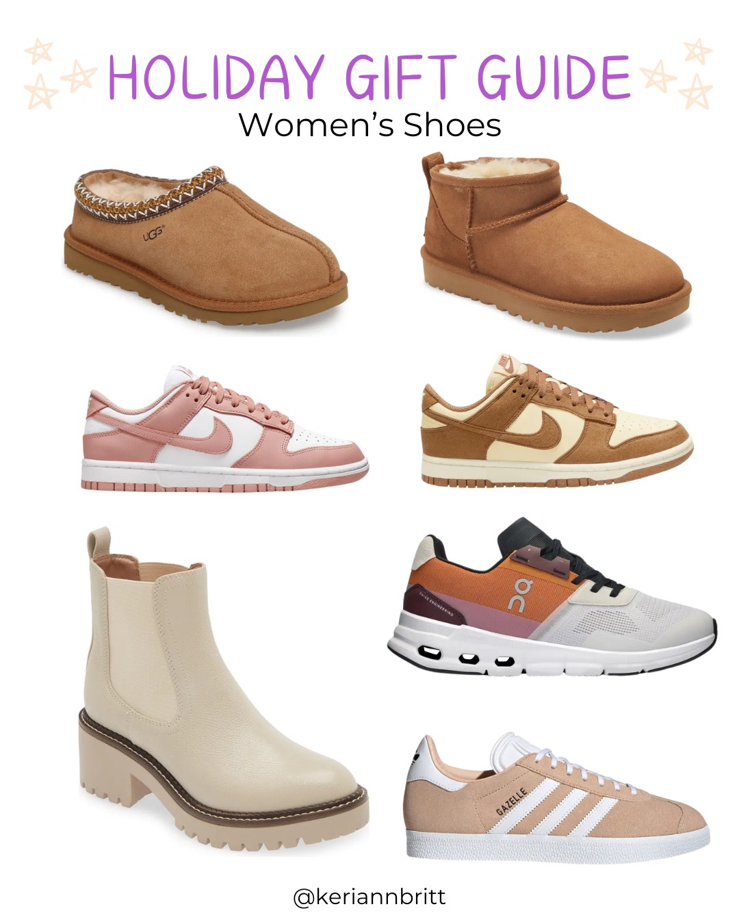 2024 Holiday Gift Guide - Women’s Shoes

2024 gifts / Christmas gift / presents for everyone / gift guide / holiday gift / Christmas gift guide / gifts for him / gifts for her / popular holiday gifts / Nike shoes / Ugg/ uggs / Chelsea boots / tennis shoes 

#LTKStyleTip #LTKGiftGuide #LTKShoeCrush