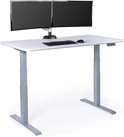 Vari- Standing Desk Adjustable Height (60" x30')- Electric Sit-Stand Computer Desk for Work or Ho... | Amazon (US)