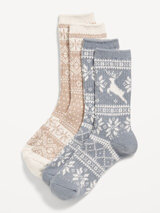 Fair Isle Crew Socks 2-Pack | Old Navy (CA)