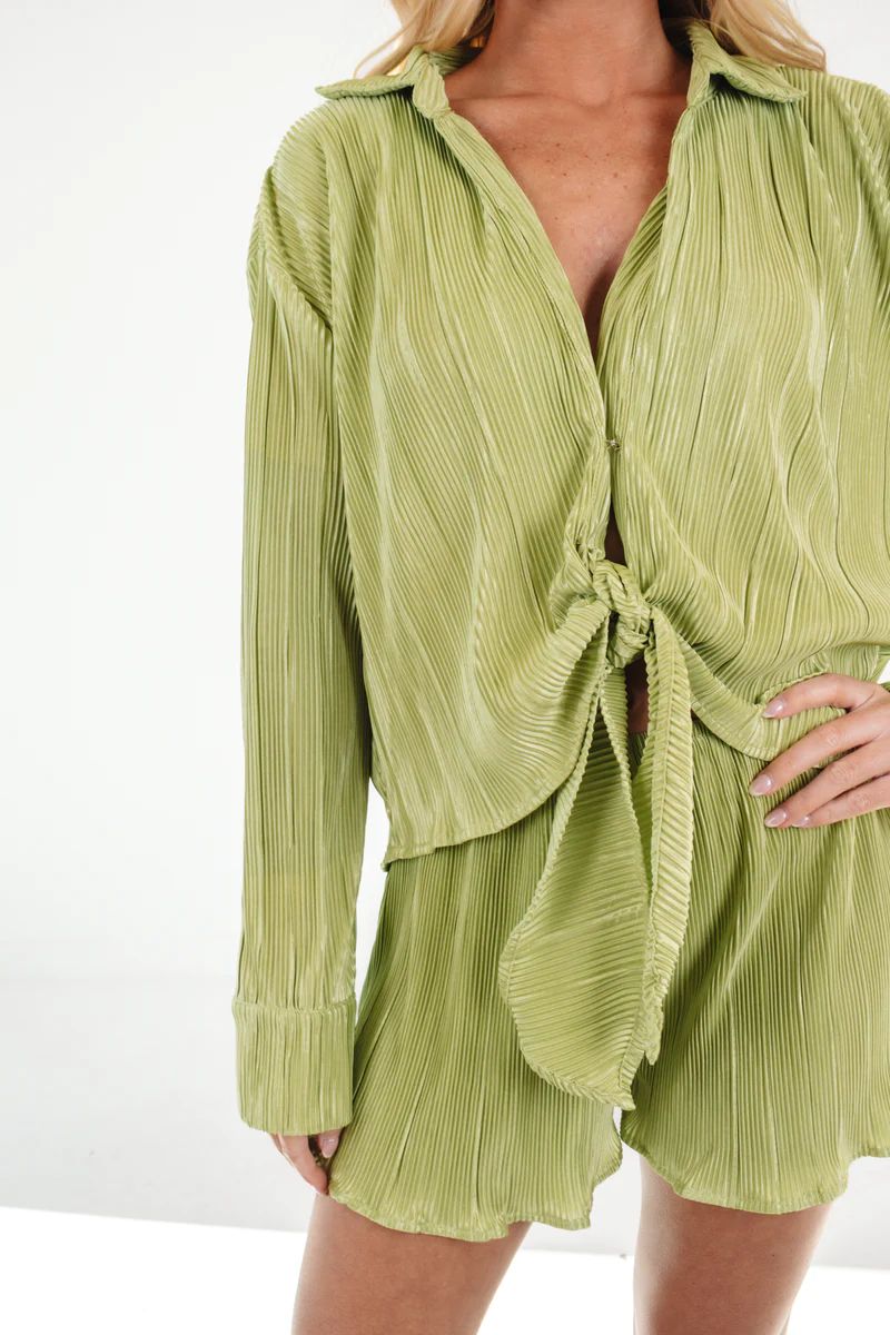Sweet And Sassy Top - Green | The Impeccable Pig
