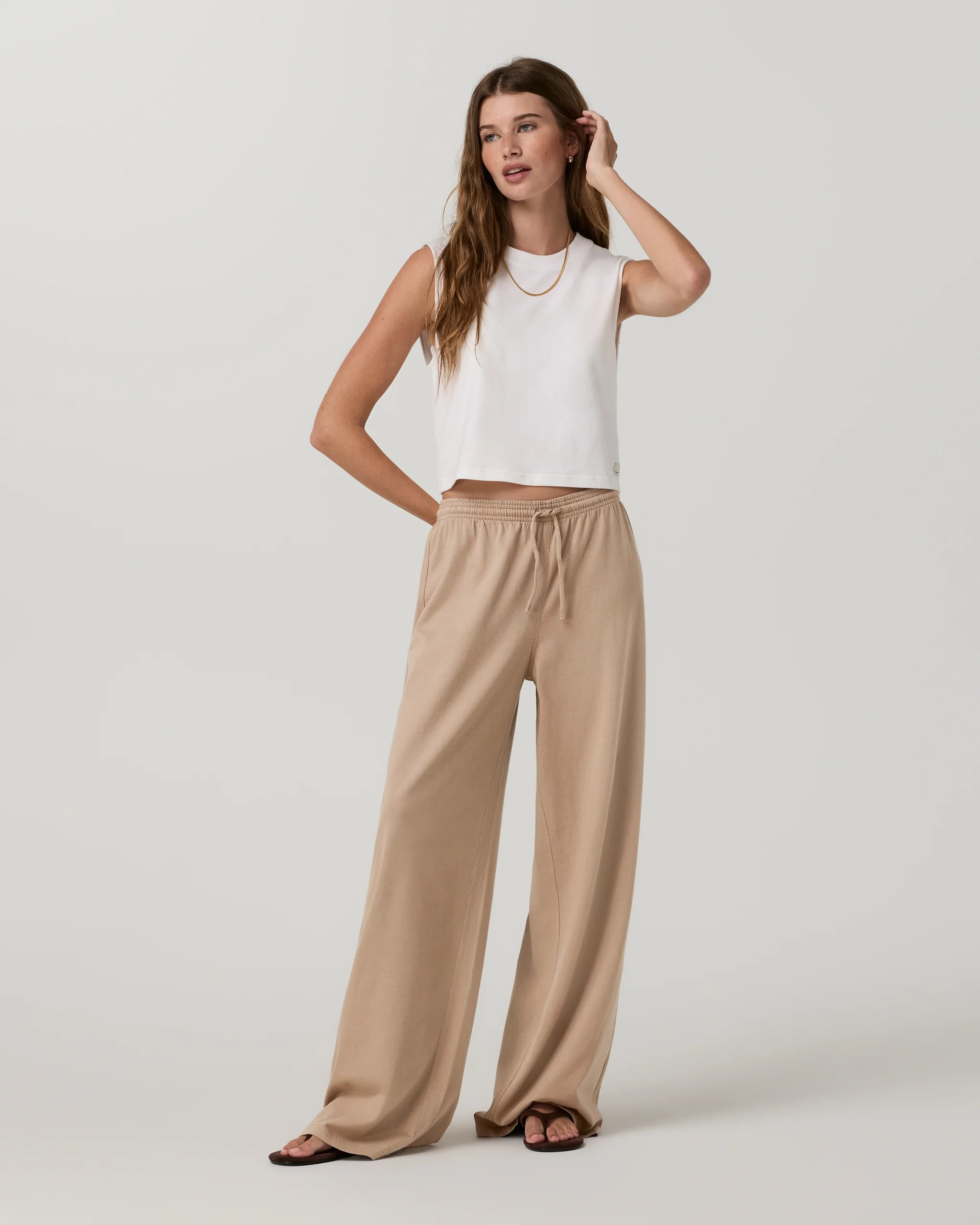 Heavyweight Cotton Easy Pant \u2013 Women's Goldenrod Pants \u2013 Vuori | Vuori Clothing (US & Canada)