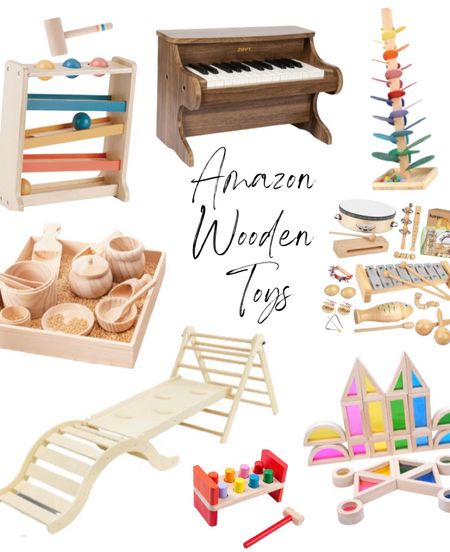 Amazon Wooden Toys 
Gift guide, birthday wish list, Christmas gifts, Montessori 

#LTKGiftGuide #LTKkids #LTKHoliday