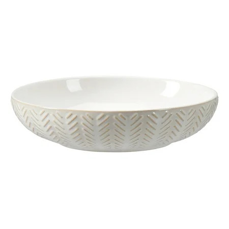 Better Homes & Gardens Modern Farmhouse 8.75"" Mix & Match Geometric Pasta Bowl | Walmart (US)