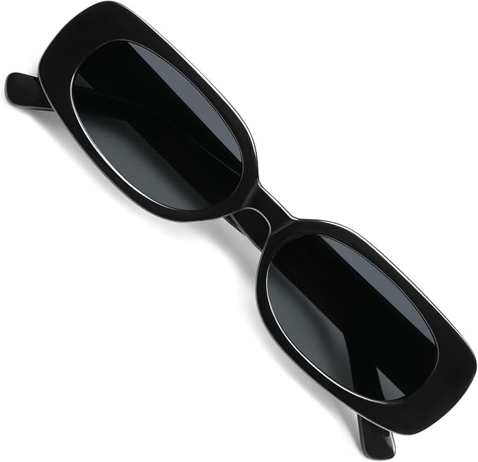 VANLINKER Retro Rectangle Polarized Sunglasses for Women Trendy Small 90s Style Vintage Narrow Re... | Amazon (US)