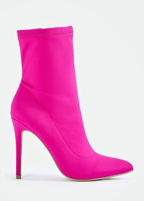 JustFab Booties Illiana Bootie Womens Pink Size 5.5 | JustFab