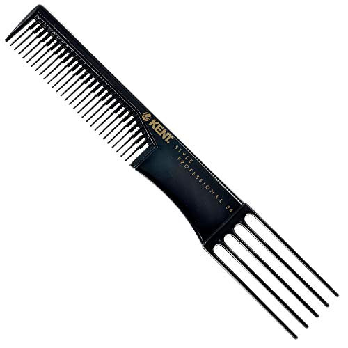 Kent SPC84 Hair Pick Comb for Curly, and Thick Hair – Professional Antistatic Heat-Resistant Prong Fork for Volume and Lift – Barber Teasing Comb for Natural Styling and Maintenance | Amazon (US)