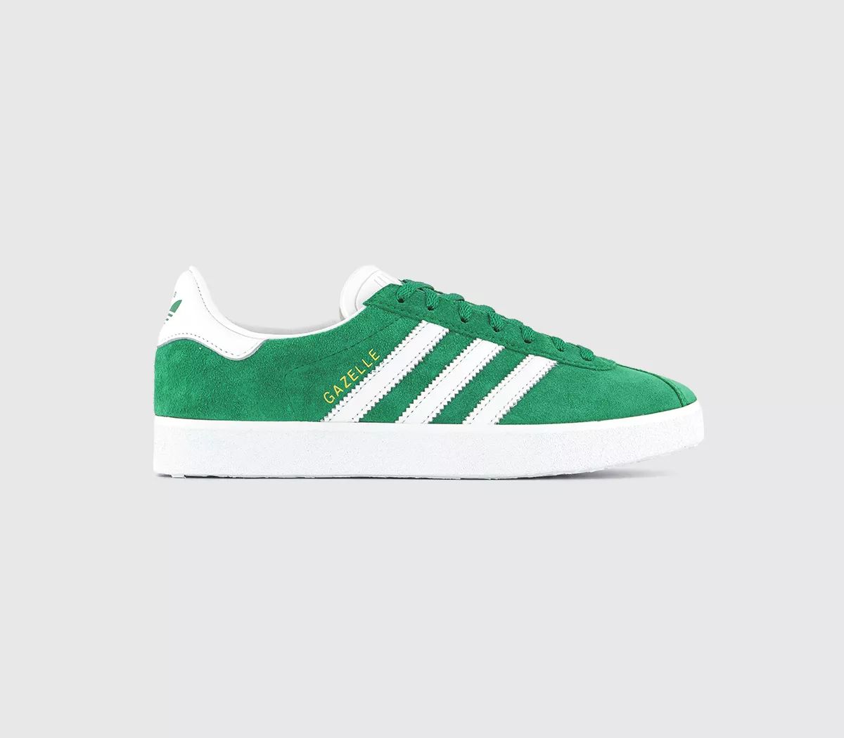 adidas Gazelle 85 Trainers Green White Gold Met - Women's Trainers | Offspring (UK)