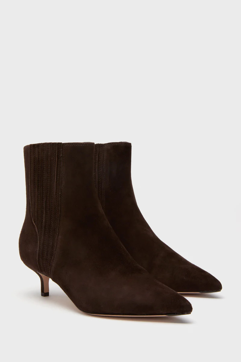 Espresso Lisa 45 Suede Boots | Tuckernuck (US)