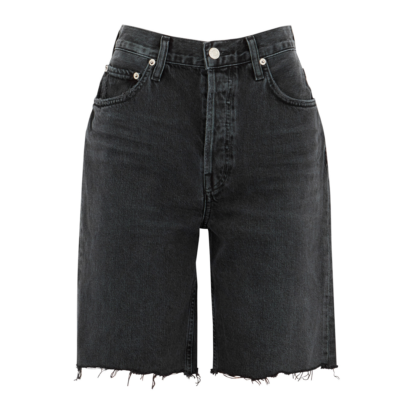 Agolde 90s Black Denim Shorts, Shorts, Ripped - W27 | Harvey Nichols (Global)