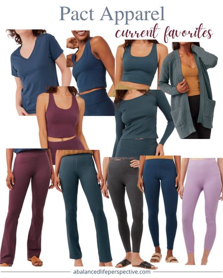 Recent Pact Apparel favorites. The perfect lounge sets for home and travel this spring. 
Leggings are all on sale! 

#LTKFind #LTKSale