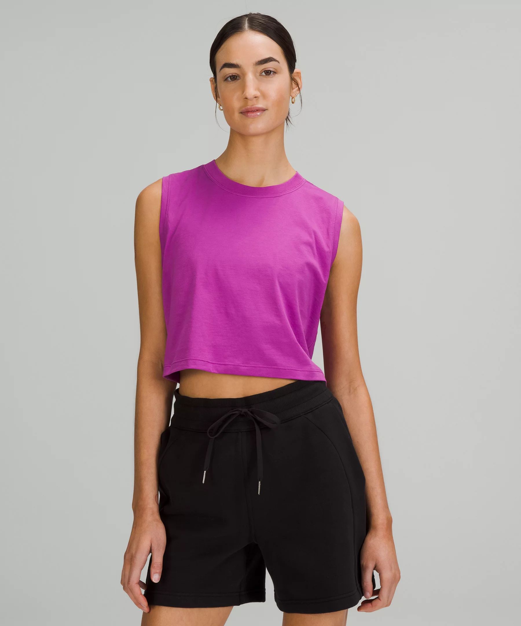All Yours Cropped Cotton Tank Top | Lululemon (US)
