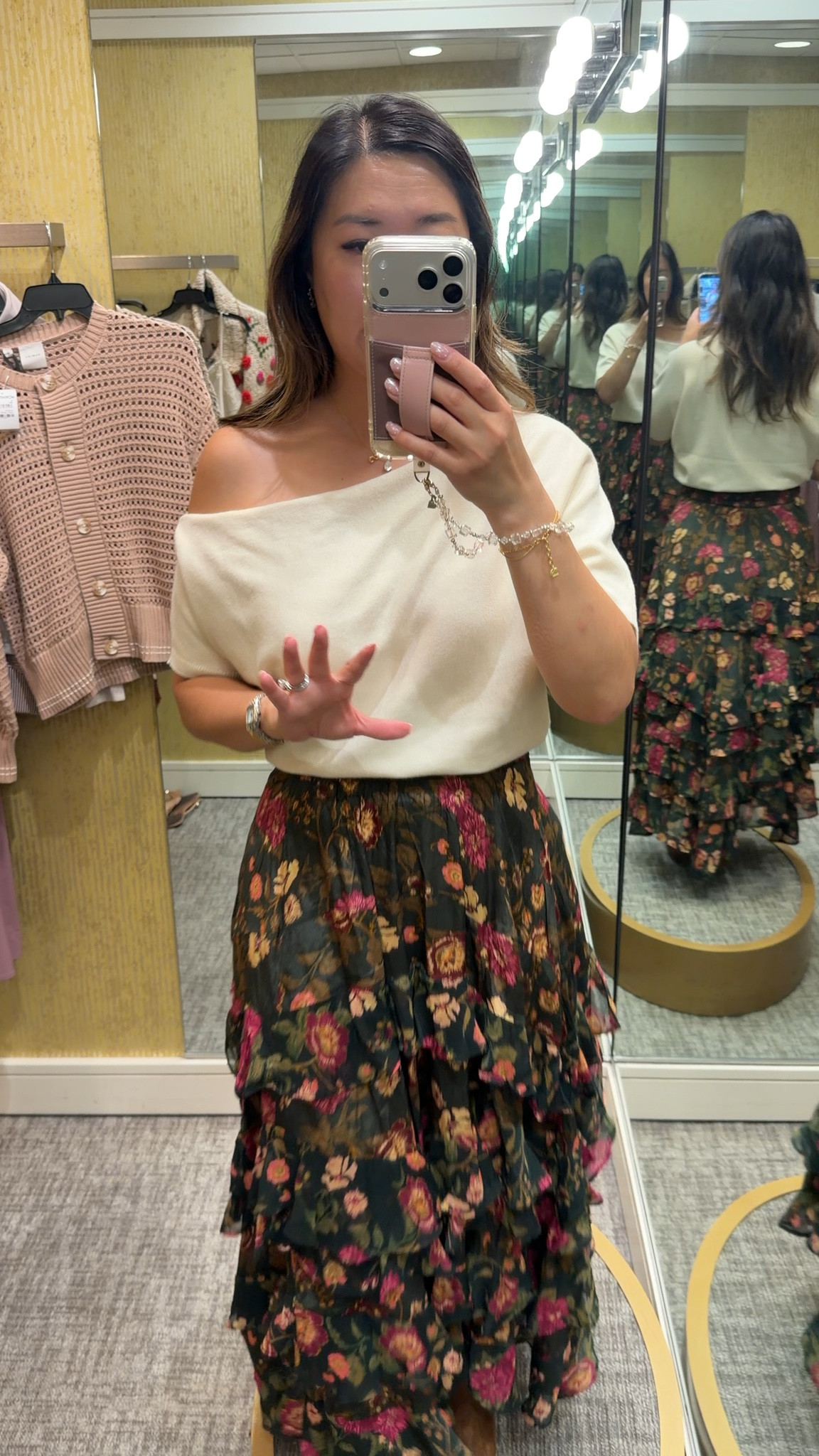 Nordstrom Sale
Top: Small
Free People Skirt: Medium