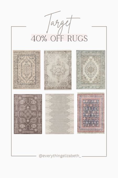 Target Circle Week sale! 🚨 40% off rugs! Linked my favorites and some!

Area rug, accent rug, runner, Persian style rug, geometric rug, non-slip rug, target rug, target home

#LTKhome #LTKxTarget #LTKsalealert