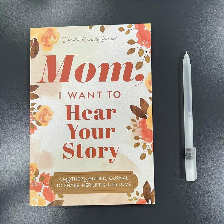 Listen To Mom's Story Diary Set: A Mother's Guidance Diary For Sharing Life And Love - The Perfect Parent-Child Gift, Listen To Dad's Story Leather Book, Story Message Notebook | SHEIN