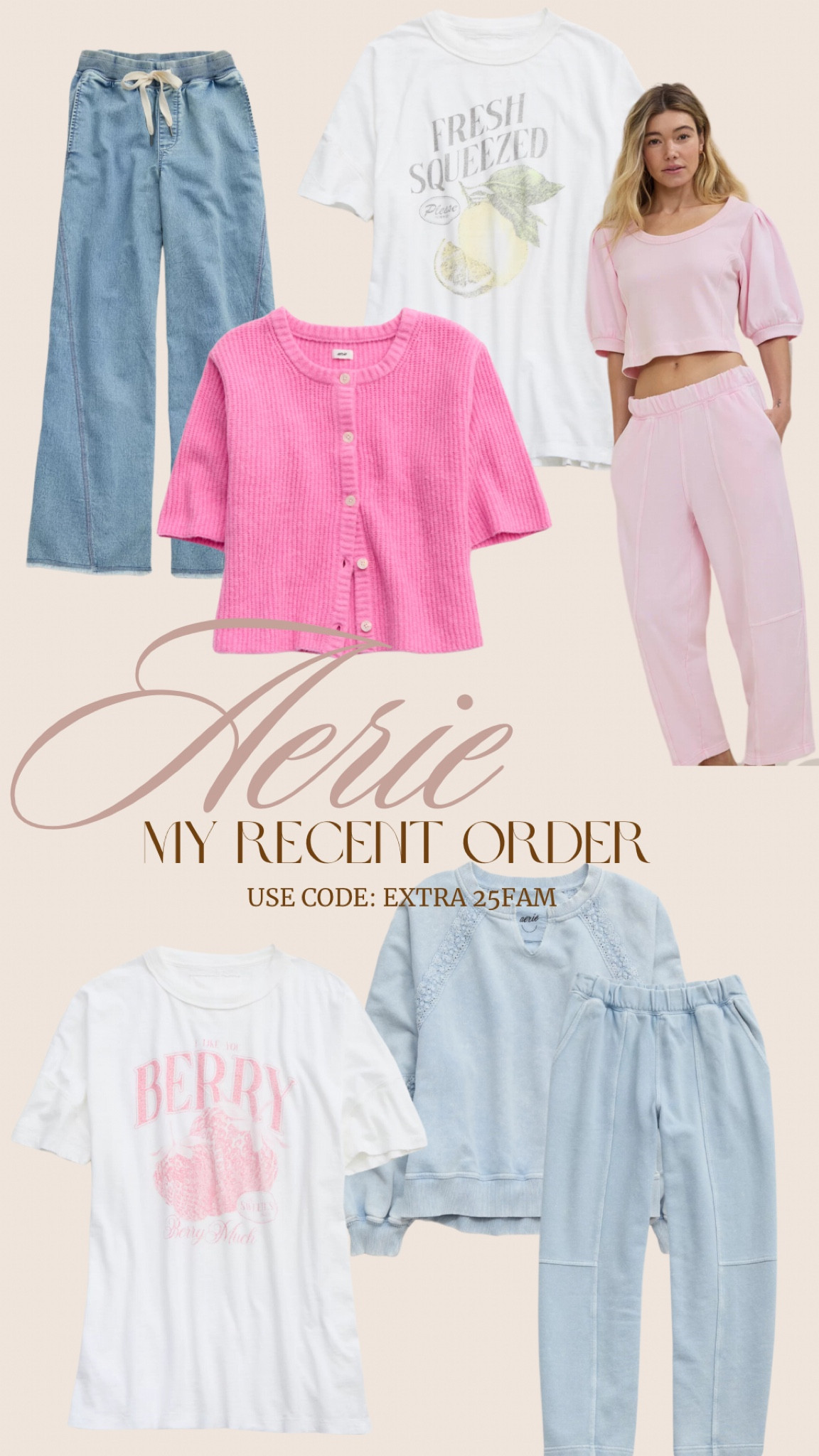 Ordered all smalls! Code ends soon!! 

Aerie haul, Aerie try-on haul, Aerie new arrivals, Aerie must-haves, Aerie activewear, Aerie leggings, Aerie loungewear, Aerie comfy outfits, Aerie best sellers, Aerie bras, Aerie underwear, Aerie matching sets, Aerie cozy finds, Aerie oversized sweaters, Aerie TikTok favorites, Aerie styling tips, Aerie outfit ideas, Aerie sale finds, Aerie discount codes, Aerie review, Aerie clothing haul, and Aerie wardrobe staples

#LTKNYFW #LTKMostLoved #LTKSaleAlert