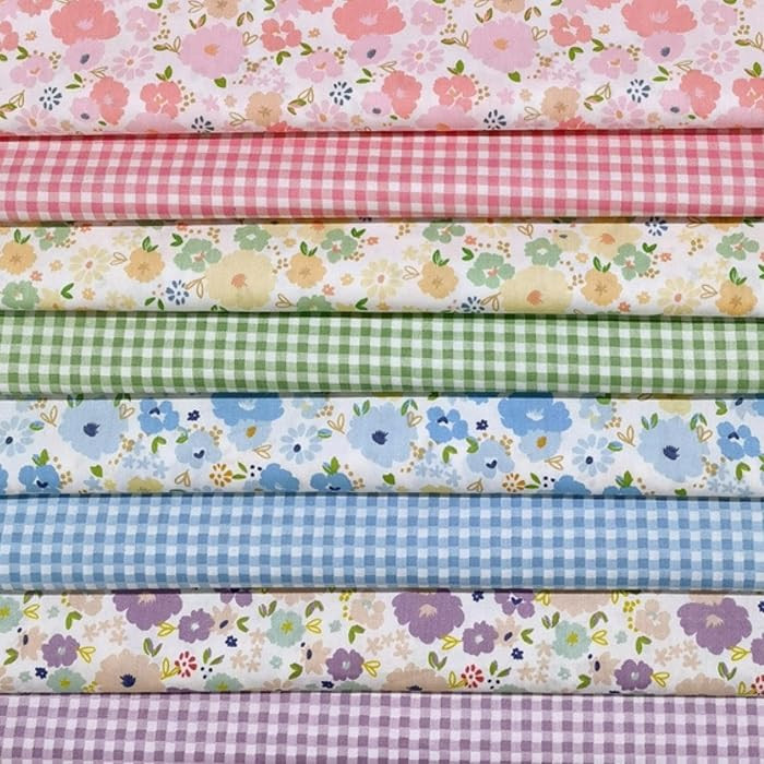 8Pcs 20" x 20" Cotton Fabric DIY Making Supplies Quilting Patchwork Fabric Fat Quarter Bundles DI... | Amazon (US)