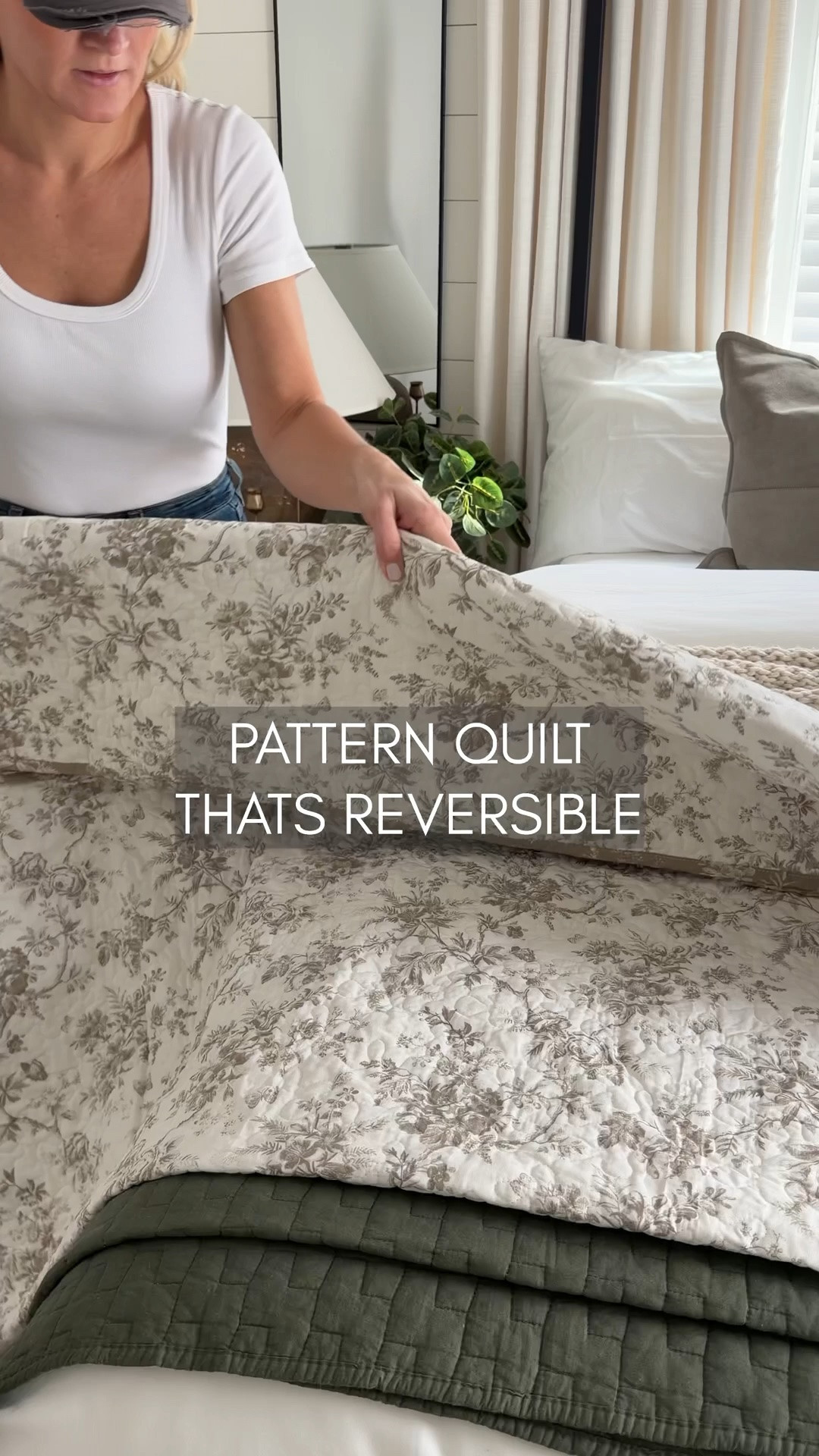 Reversible quilt-- perfect for fall

#LTKHome