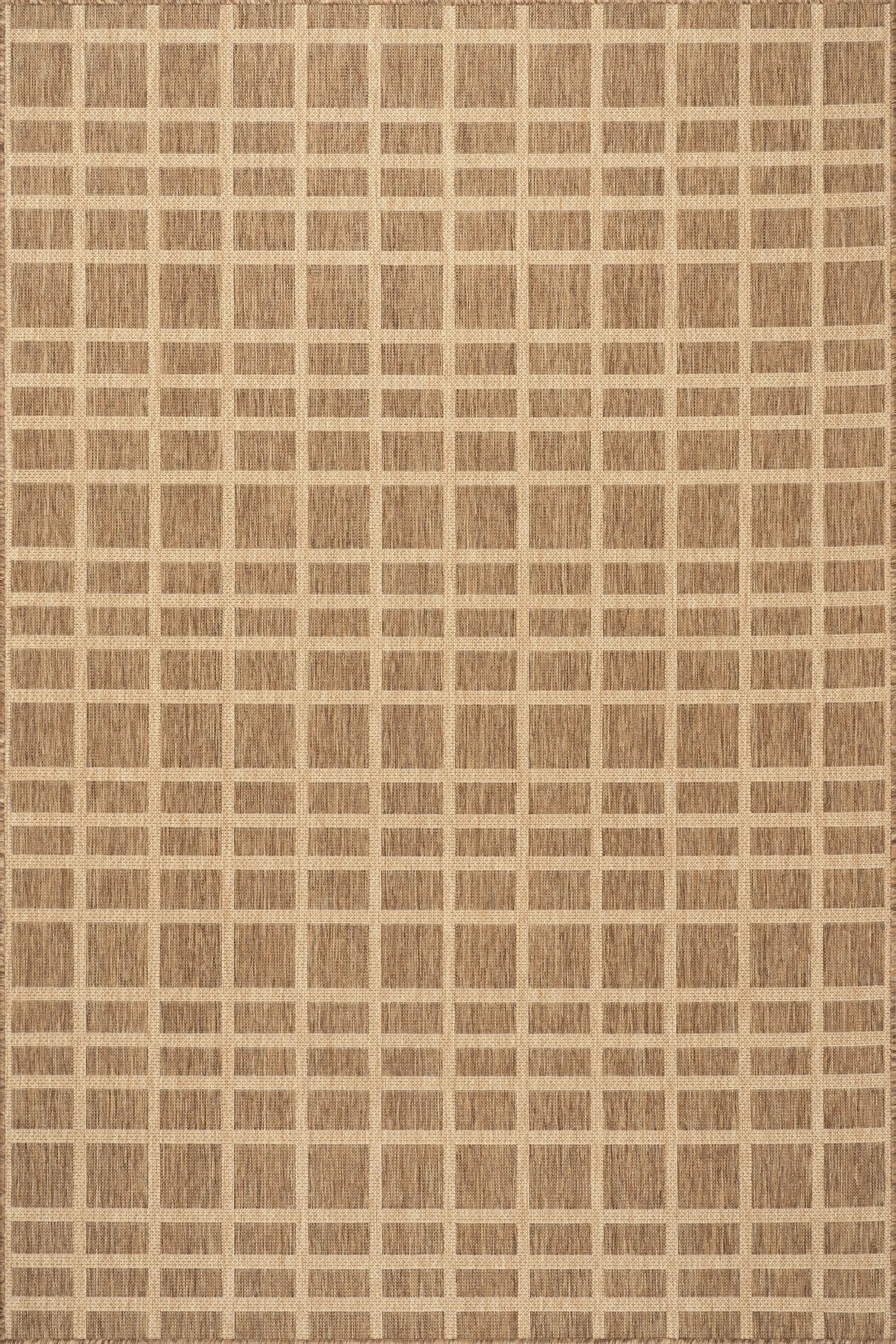 Avenia Modern Indoor/Outdoor Rug | Light Brown | Rugs USA