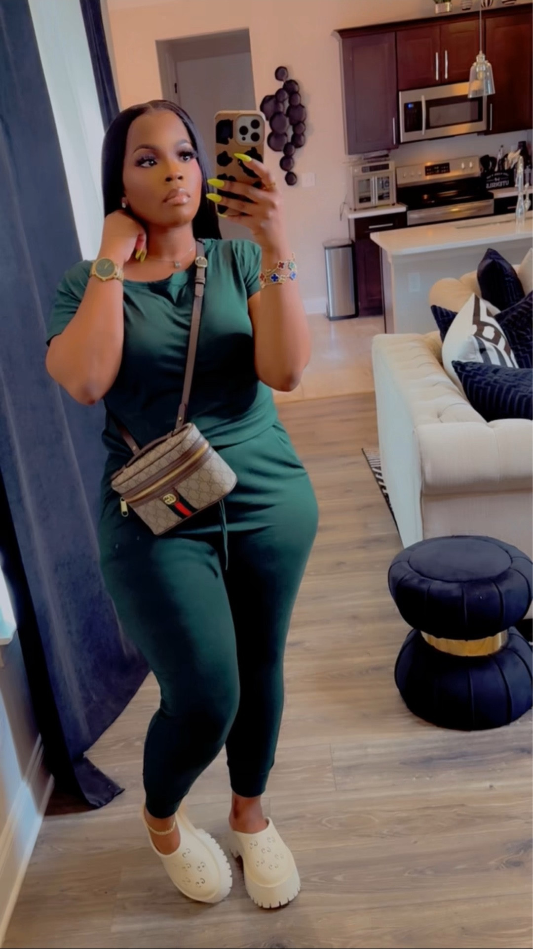 All occasions jumpsuit!
Good stretch, elastic waist I’m wearing a large. 

#LTKMothersDay #LTKootd #LTKMidsize
