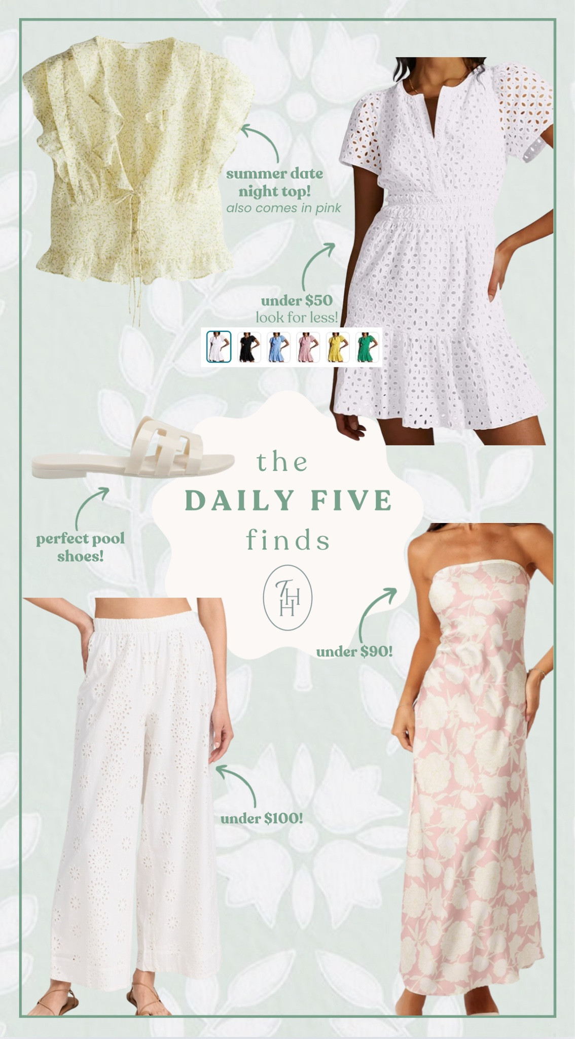 6/6 Daily 5 Finds! 🤍

#LTKWedding #LTKFindsUnder100 #LTKFindsUnder50