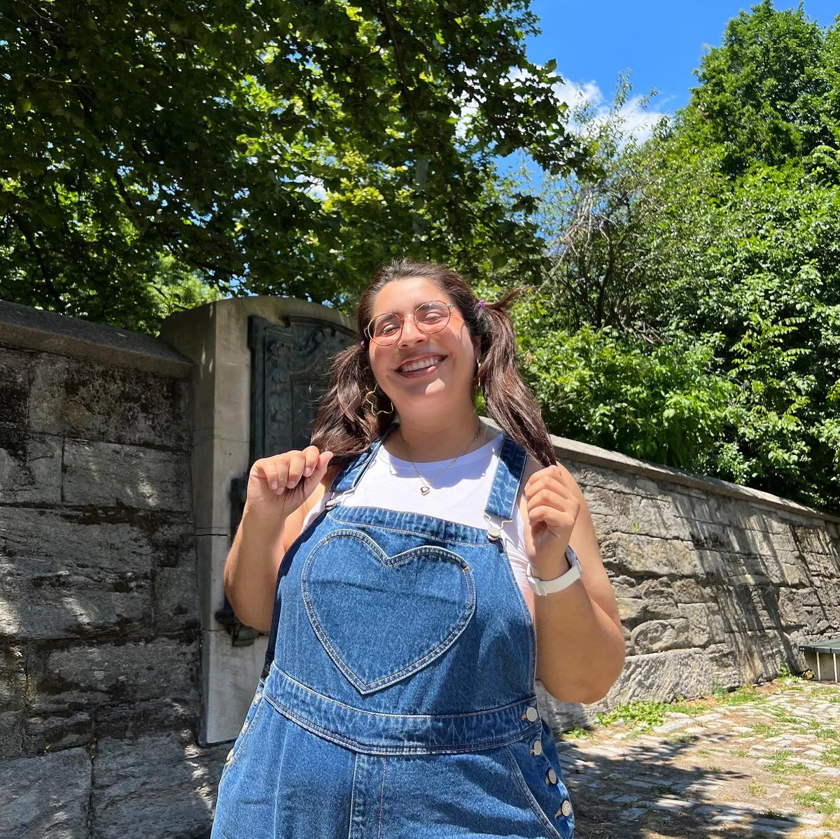 Overall Shorts - Light Wash | Shiny by Nature