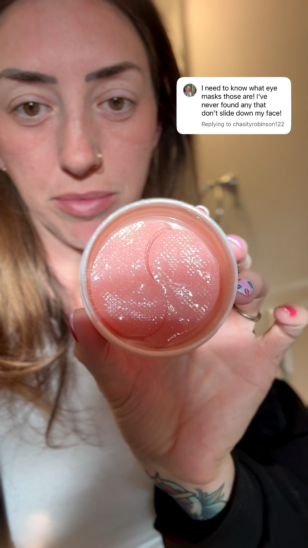 These PDRN Retinal #eyepatches by @abib.global are my absolute favorites! No slip, great absorption, and super affordable. Comment PATCH for a link! 💋 

#LTKBeauty #LTKmorningroutine #LTKselfcare